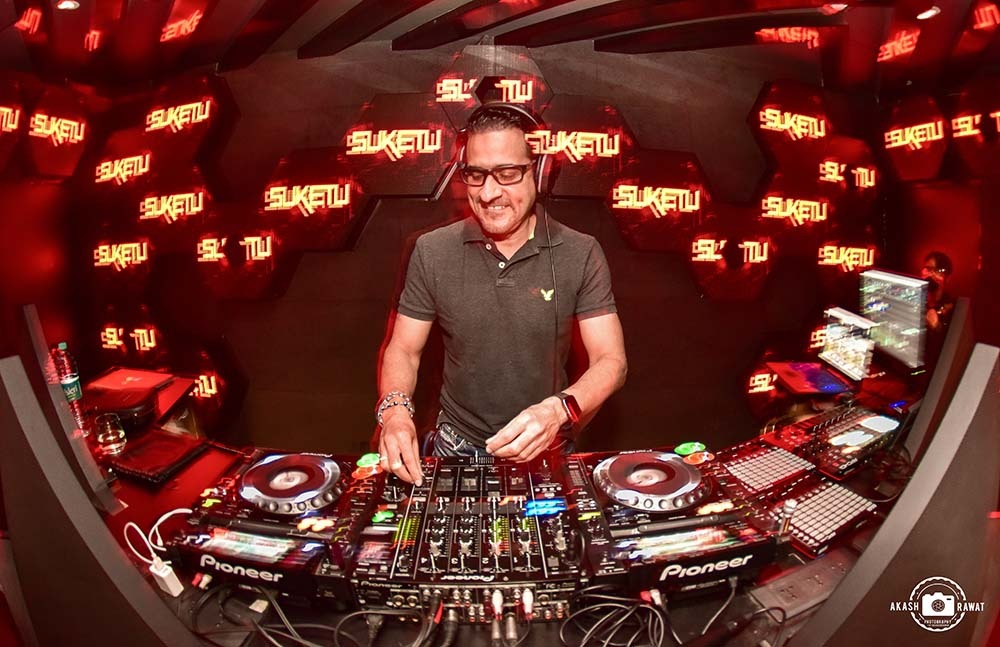 DJ Suketu at Pioneer decks